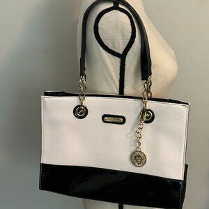 B&W Anne Klein Square Tote